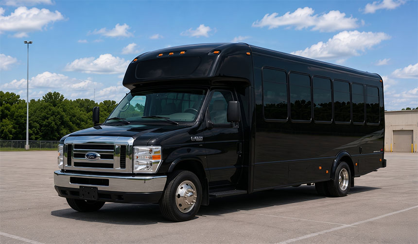 20-passenger minibus for charter in Reston, VA