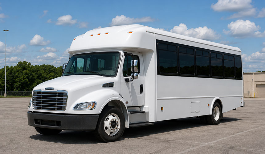 25-passenger minibus for charter in Reston, VA