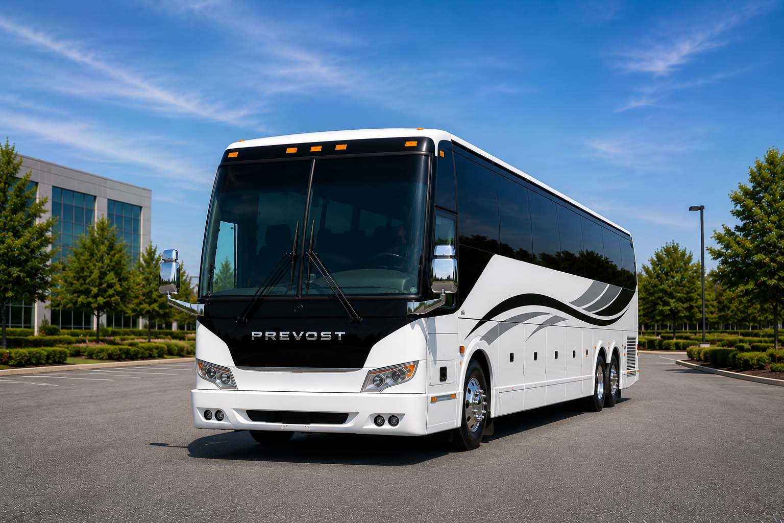 Charter bus rental in Reston, VA