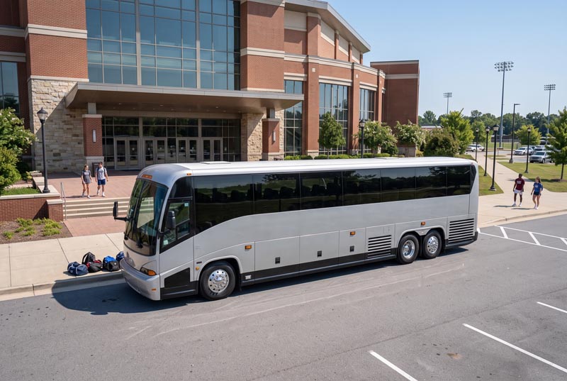 Sports Team Charter Bus Rentals in Reston, VA
